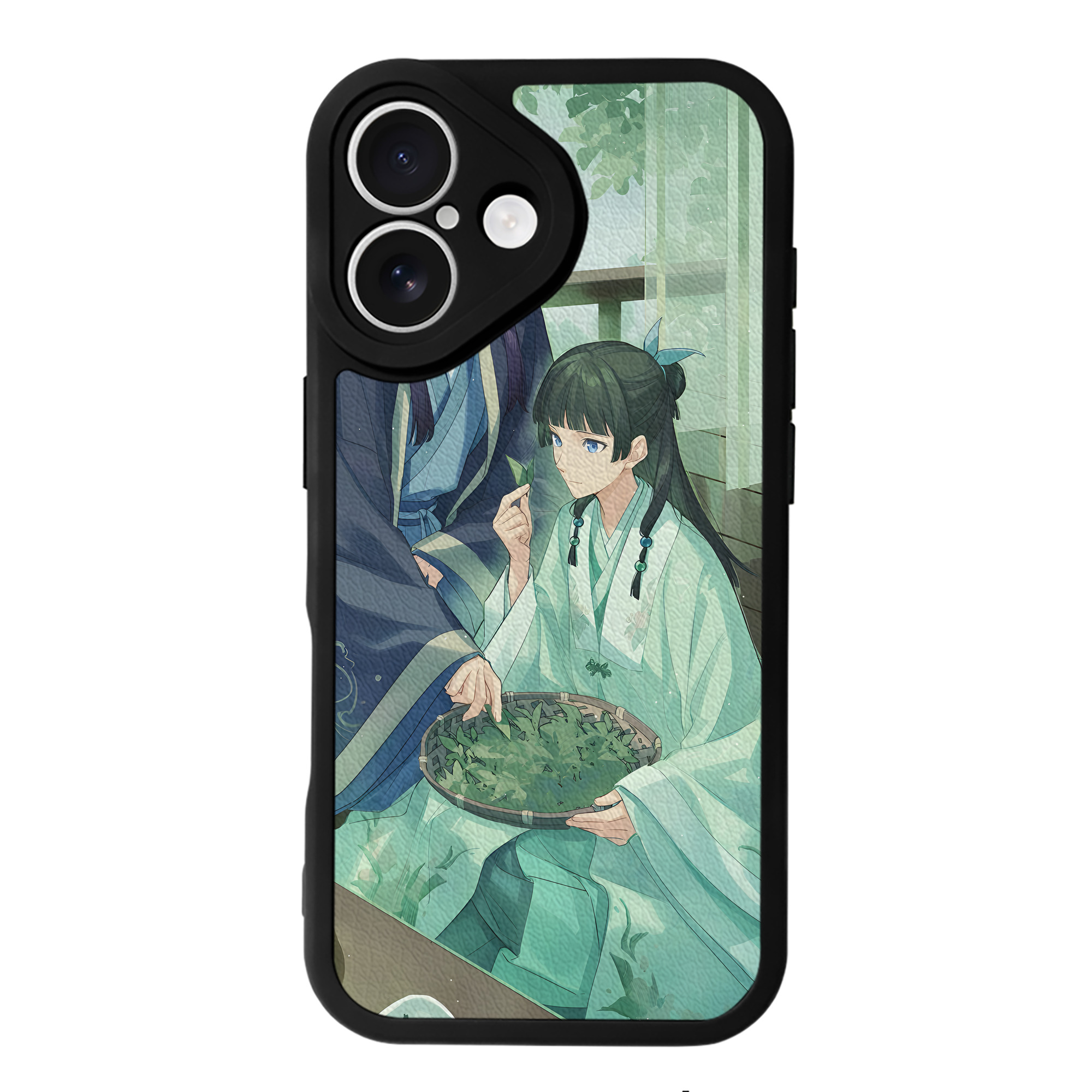 （画像用） 薬屋のひとりごと The Apothecary Diaries 【iPhone 16シリーズ対応】シリコンスマホケース（レザー調） 材質：シリコン